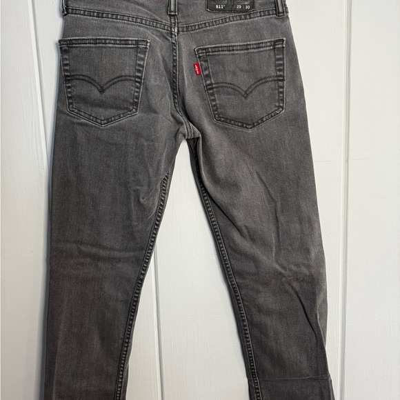 Levi's Men's Gray Straight Jeans - Picture 2 of 3